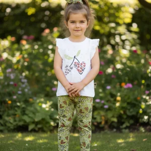 Leggings Corazones Florales