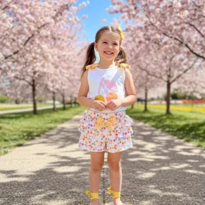 Conjunto Short Cerezas Vichy