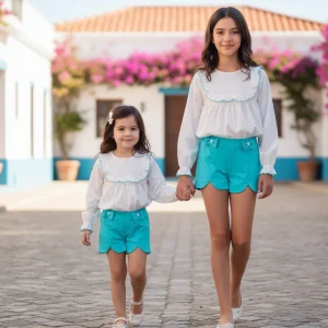 Conjunto Short Turquesa