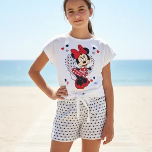 Conjunto Short Gris Minnie