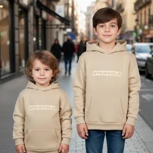 Sudadera Beige Spagnolo