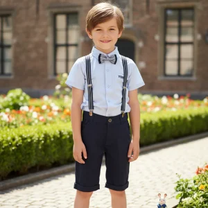 Tirantes Pajarita Azul Oscuro