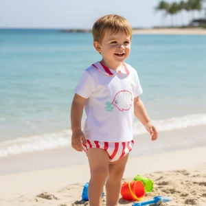 Conjunto Niño Pez Mar