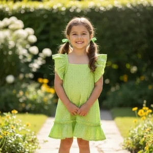 Vestido Menta Batista