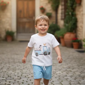 Conjunto Pequeño Granjero Azul