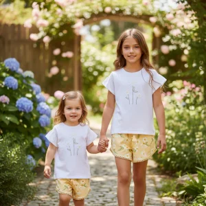 Conjunto Margaritas Estampadas