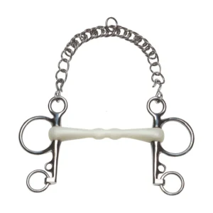 Pelham pata Larga de Hule Flexible Ekkia