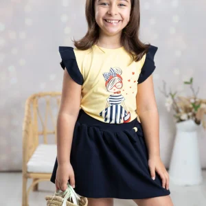 Conjunto Falda Amarino