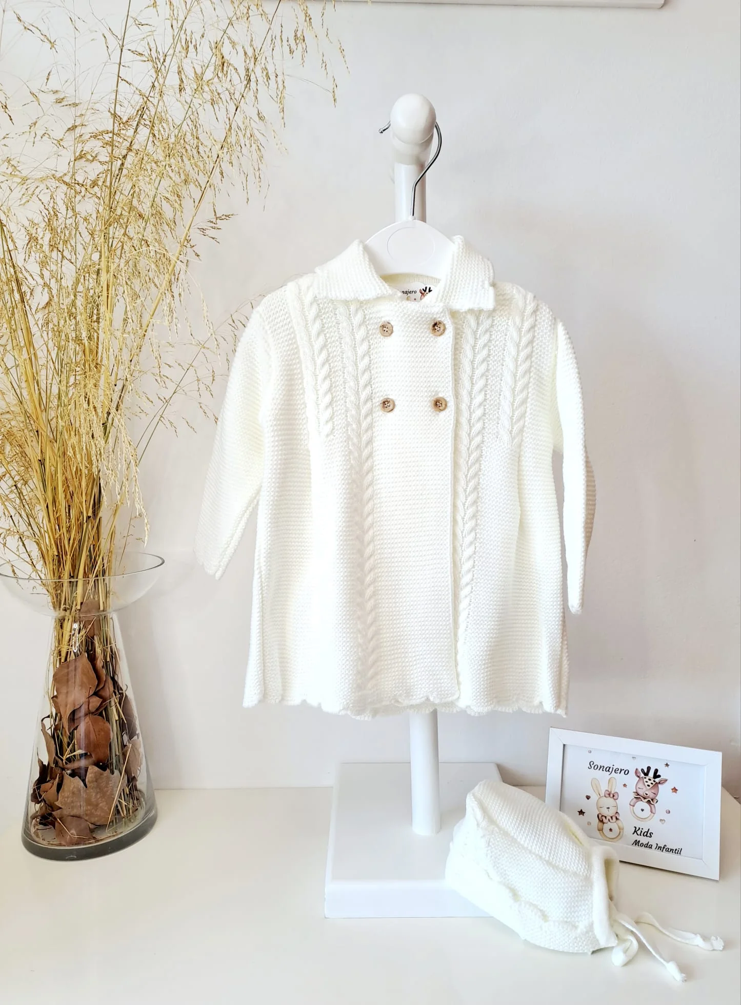 Abrigo Capota Chloe Crema - Imagen 5