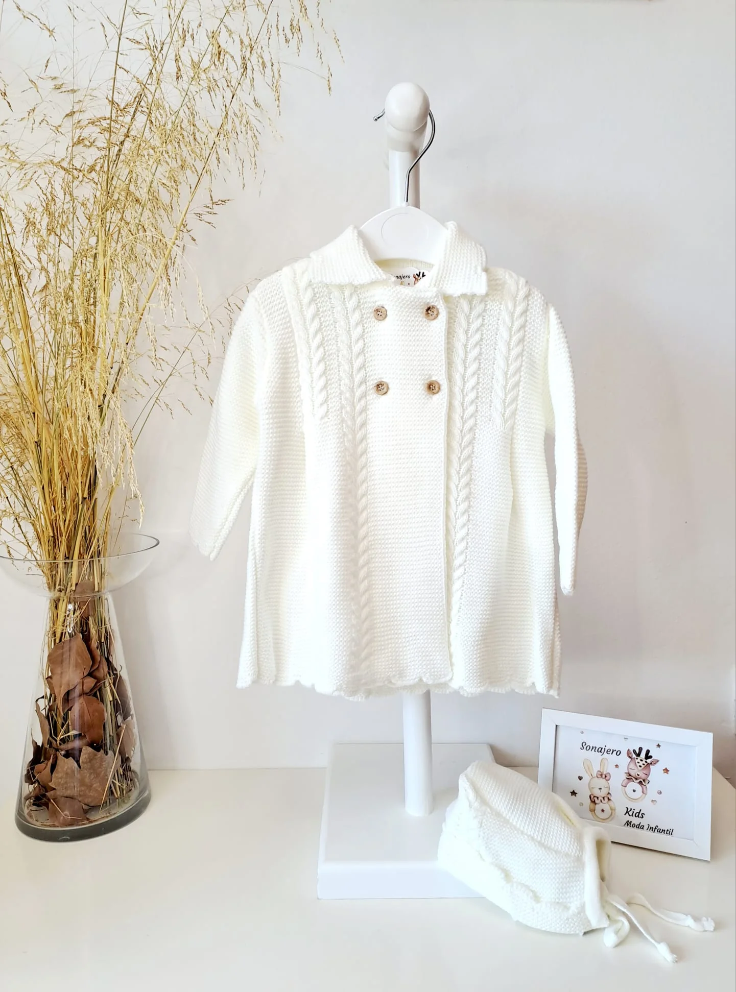 Abrigo Capota Chloe Crema - Imagen 4