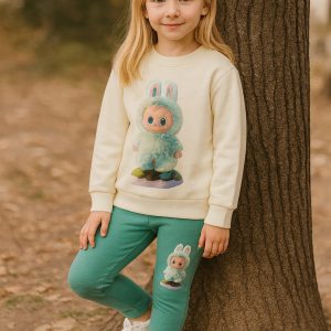 Conjunto Labubu Crema