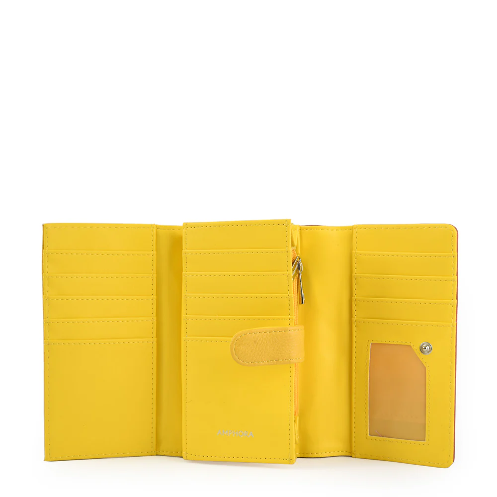 Billetera acordeon mediana bonne amarillo - Imagen 3