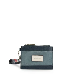 Monedero con bolsillo frontal bonne azul