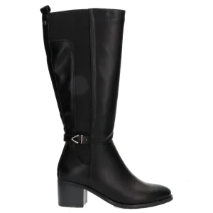 BOTA TACÓN MEDIO HEBILLA ARMONY FIORENTINO 30025 MUJER, NEGRO