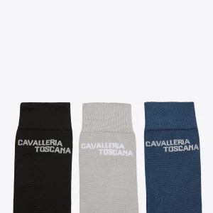 Calcetines Cavalleria Toscana Lacquard Logo 3 Pack