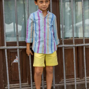 Camisa Multicolor Ancha