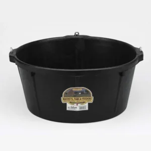 Comedero de Hule con Argollas 24L