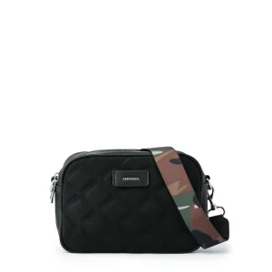 Cartera bandolera pequeña couture negro