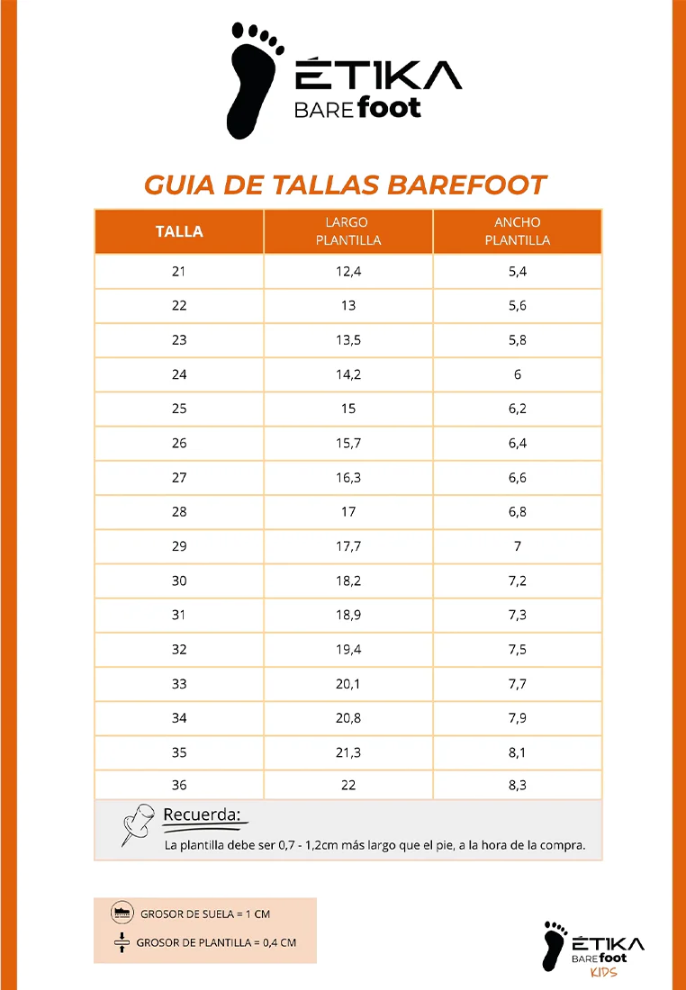 DEPORTIVA BAREFOOT FREE 01 ETIKA 52460, NIÑA ROSA - Imagen 5