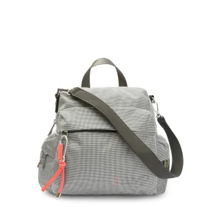 Mochila oblina mediana gris