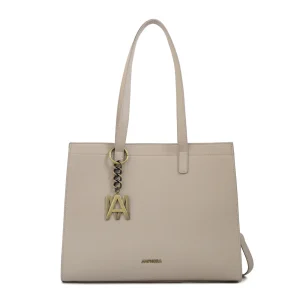 Cartera tote grande miller blanco crudo