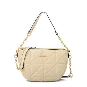 Cartera bandolera mediana michelle blanco crudo