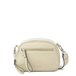 Cartera Bandolera fany mediana blanco crudo