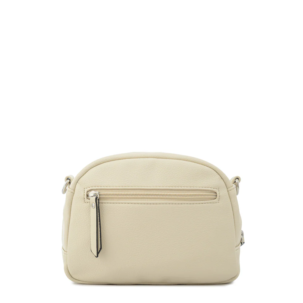 Cartera Bandolera fany mediana blanco crudo - Imagen 3