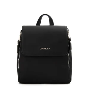 Mochila con tapa mediana neferet Negro especial