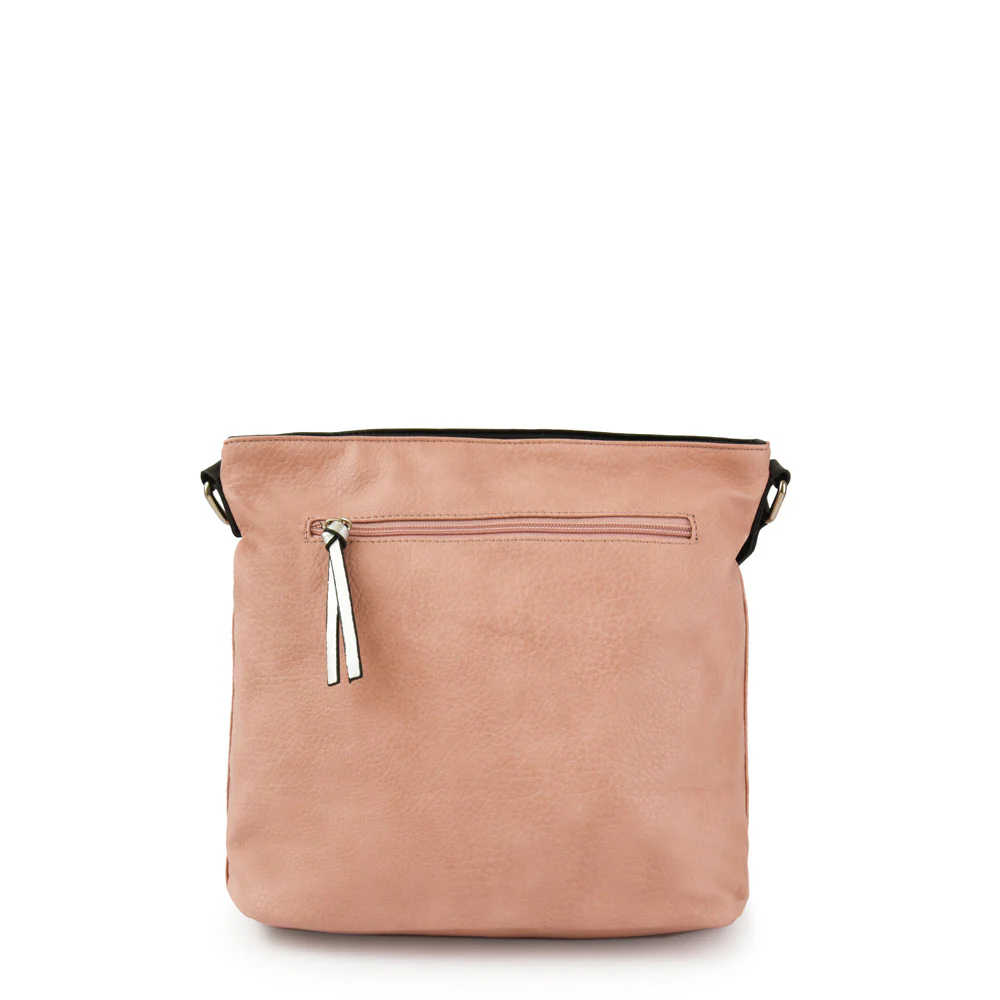 Cartera Bandolera Mediana Rebecca Rosa Viejo - Imagen 3