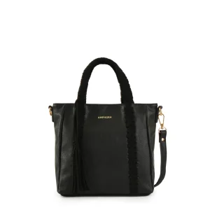 Cartera Bandolera Mediana Maca Negro