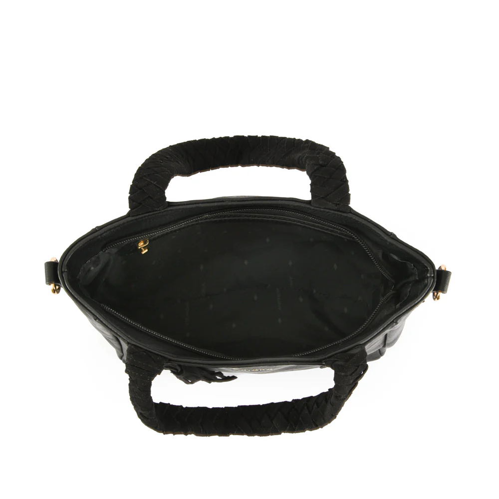 Cartera Bandolera Mediana Maca Negro - Imagen 4