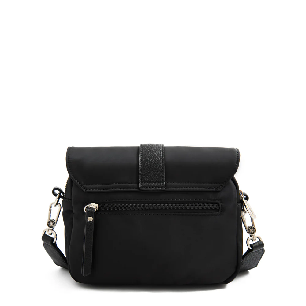 Cartera bandolera con tapa pequeña faure Negro especial - Imagen 3