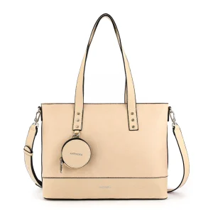 Cartera tote grande meyer blanco crudo