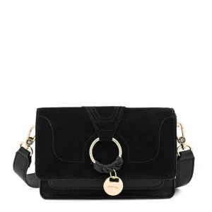 Cartera bandolera con tapa pequeña marla Negro especial