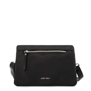 Cartera Bandolera con tapa valita mediana negro especial