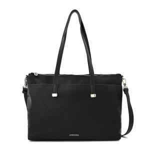 Cartera tote porta notebook lilian Negro especial