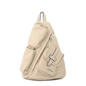 Mochila grande lazare blanco crudo