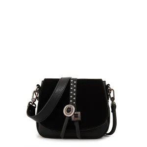 Cartera Bandolera con tapa pequeña indonesia negro especial