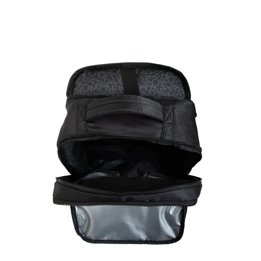 Mochila travel con tapa grande vesta negro - Imagen 3