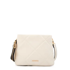 Cartera Bandolera keny pequeña blanco crudo