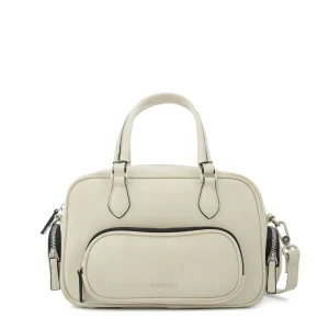 Cartera tote yanis mediana blanco crudo