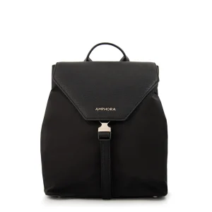 Mochila con tapa dayla mediana negro especial