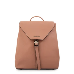 Mochila con tapa dayla mediana rosa viejo