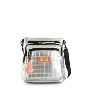 Cartera Bandolera Grande Volendam Plateado