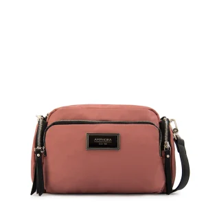 Cartera Bandolera ziva mediana rosa viejo