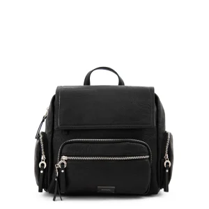 Mochila con tapa mediana harmonie Negro especial