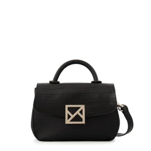 Cartera Bandolera con tapa pequeña porto negro especial