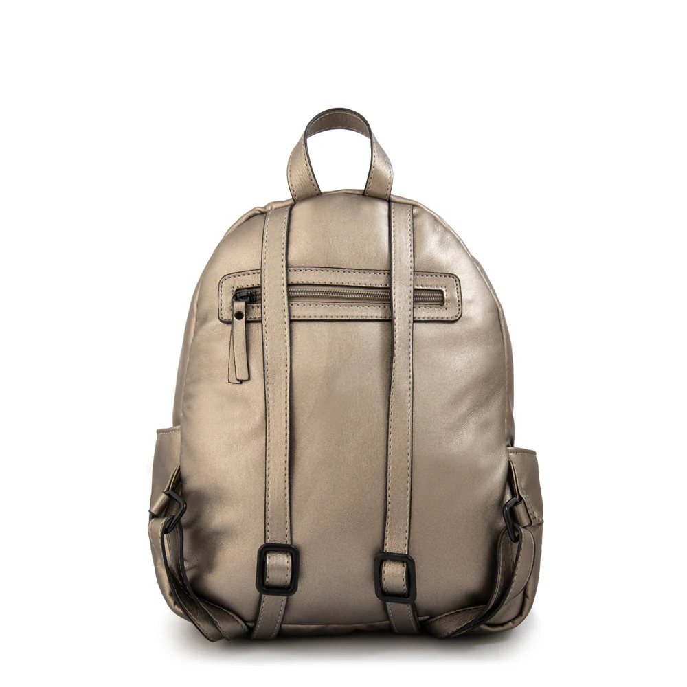 Mochila mediana guyana plateado oscuro - Imagen 3