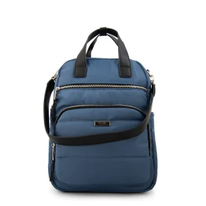 Mochila mediana nauru azul oscuro